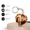 heart photo keychain