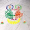 Radha Krishna Stencil