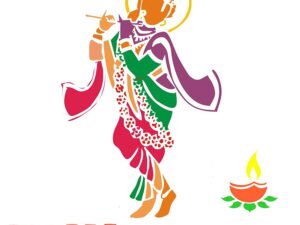 Krishna Diya Rangoli Stencils for Floor (Set of 2 Stencil, 6...