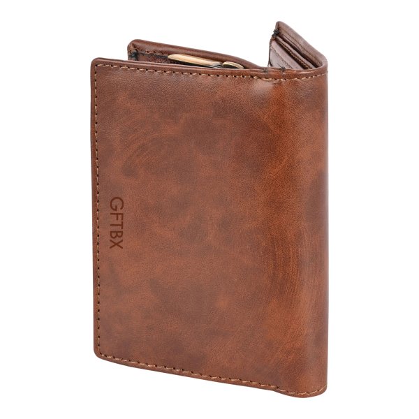 Brown Ladies back Side Wallet