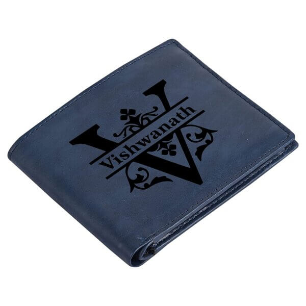 Blue Name Wallet