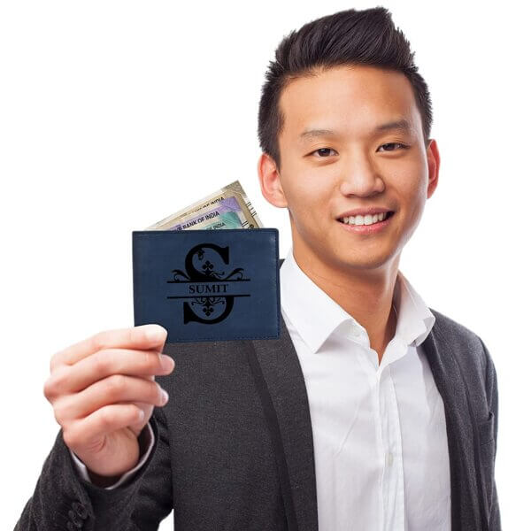 Blue Name Wallet Model