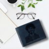 Blue Men's Photo Wallet