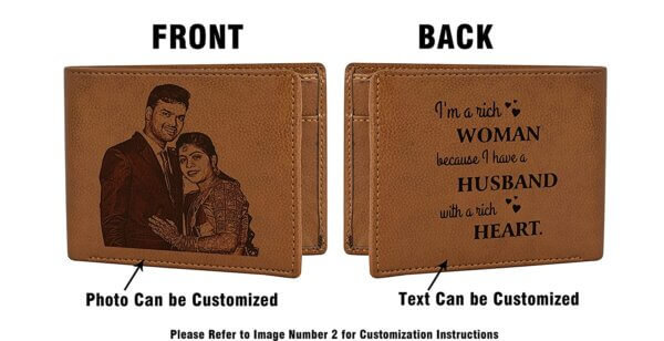 Front and Back side Of croc wallet