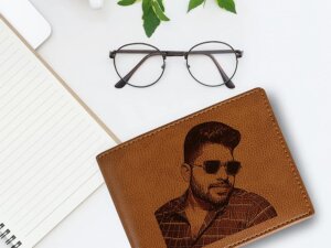 Personalized Mens Wallet For Birthday or Anniversary Gift (C...