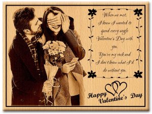 Happy Valentine’s Day Personalized Engraved Photo Fram...