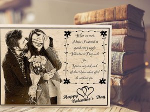 Happy Valentine’s Day Personalized Engraved Photo Fram...