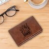 Personalized Leather Wallet for Mother