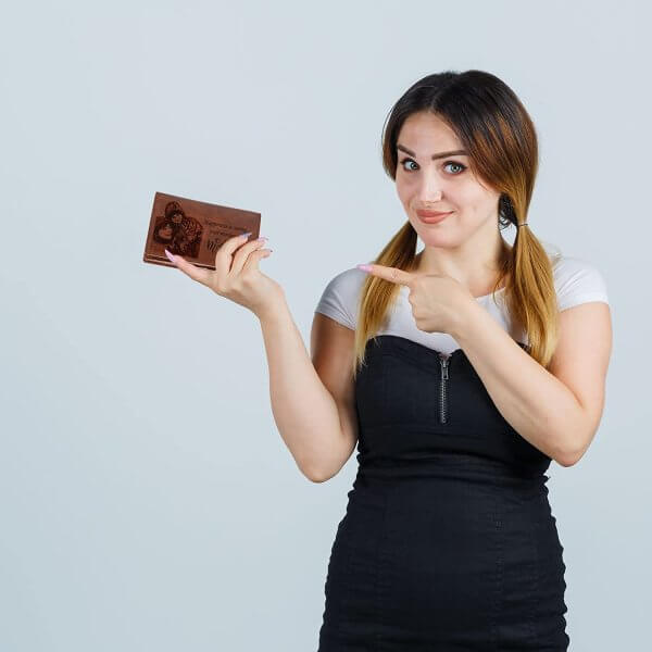 Brown Wallet Model Image