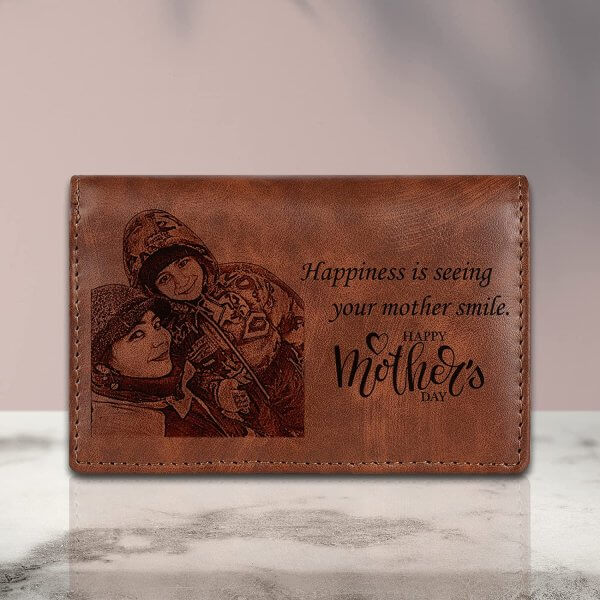 Brown Mother's Day Wallet