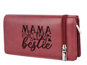 Customized Wallets for Mom on Mothers Day – RFID (Red Cherry)