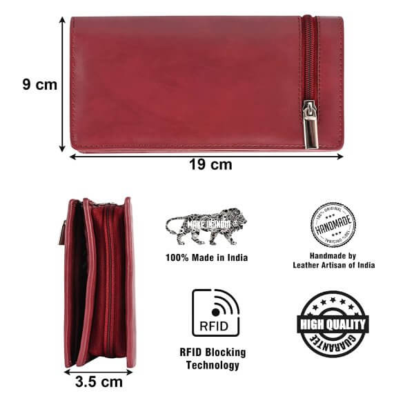 Size Image OF cherry Wallet
