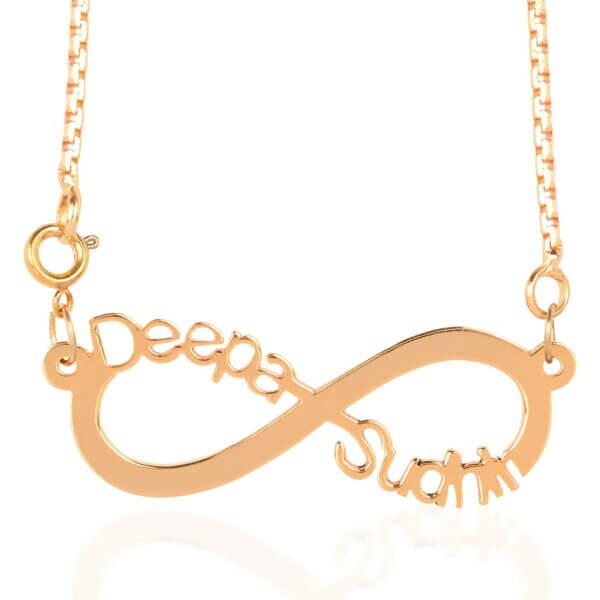 Personalised Infinity Necklace