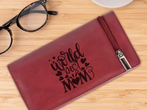 Customized Wallets for Mom on Mothers Day – RFID (Red Cherry)