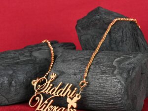 Personalized Names Necklace for Couples for Her (18k Gold Plated)