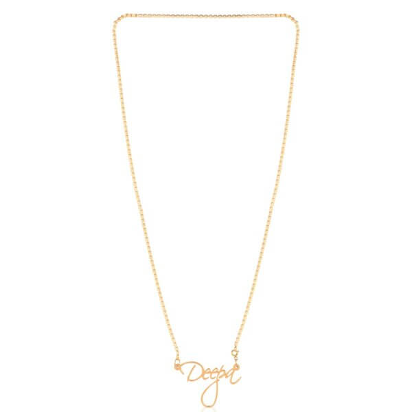 Deepa name necklace