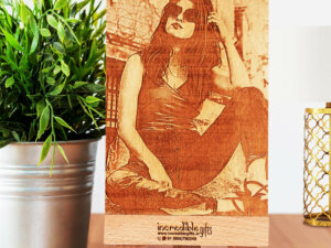 Personalized Engraved Wooden Photo Frame for Him/Her (Small,...