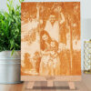 Customized Engrave Wooden Photo Plaque