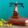 Personalized Wooden Eyeglass Holder