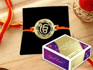 Ek Onkar Gold Plated Incredible Rakhi