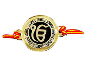 Ek Onkar Gold Plated Incredible Rakhi