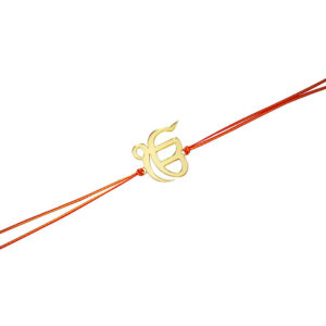 Gold Acrylic Ek Onkar Incredible Rakhi