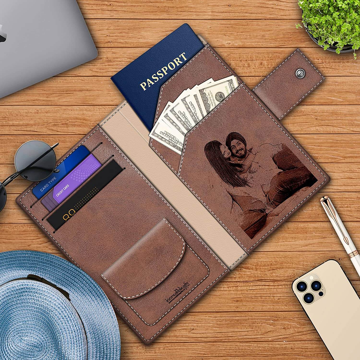 Personalized Passport Holder - Incredible Gifts