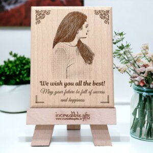 Gift For Farewell – Personalized Engraved Wooden Photo Frame