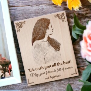 Gift For Farewell – Personalized Engraved Wooden Photo...