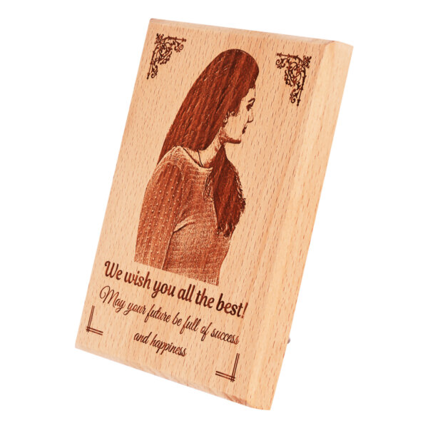 wooden plaque