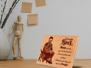 Gift for Manager – Customized Engraved Wooden Photo Fr...