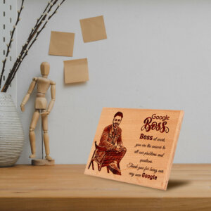 Gift for Manager – Customized Engraved Wooden Photo Fr...