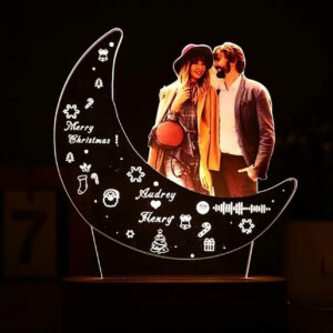 Personalized Spotify LED Photo Moon Lamp