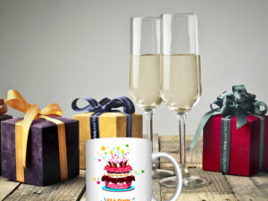 Ceramic Printed Coffee Mug Fine Quality Mug For Birthday