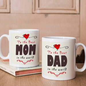 Best Gift Combo For Mom & Dad – Printed Ceramic C...