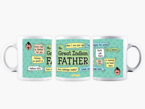 Great Indian Father Printed Ceramic Coffee Tea Mug