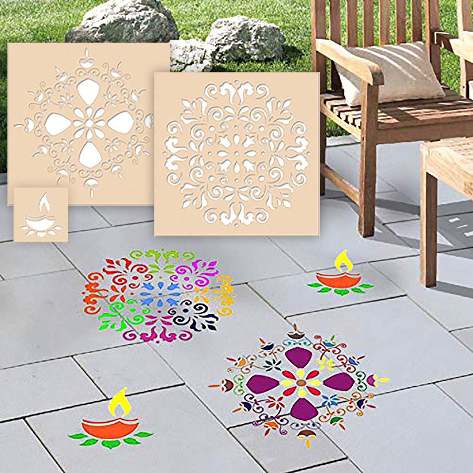 Two Rangolis