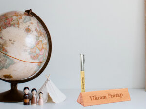 Personalized Engraved Wood Pen Holder With Customized Wooden...