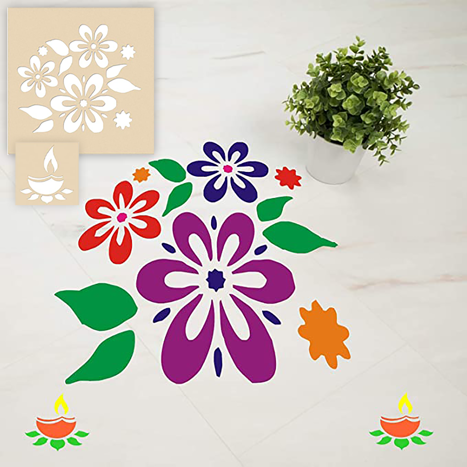 Floral Rangoli