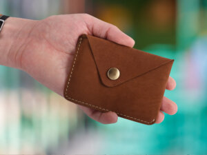 Simplist Card Holder Leather Wallet For Men & Women (Br...