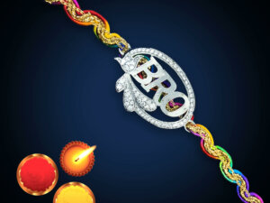 925 Pure Sterling Silver Bro Rakhi with Certificate of Authe...