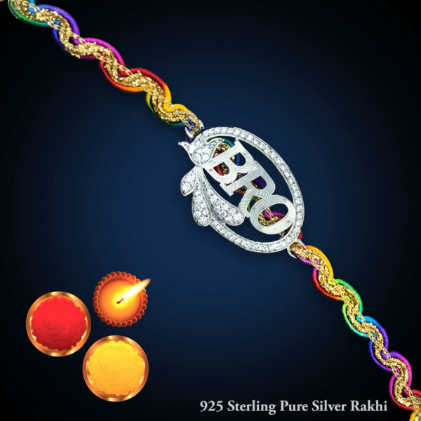 Silver Rakhi