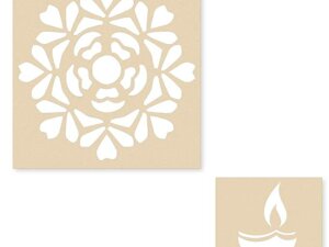 DIY Flower Rangoli with Diya – Wooden Rangoli Stencils