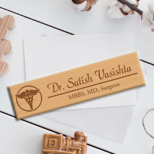 Personalized Professional Name Plate For All profession (Wooden)