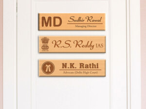 Personalized Professional Name Plate For All profession (Woo...