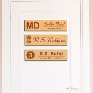 Personalized Professional Name Plate For All profession (Woo...