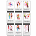 Surprise 9 Love Quotes Cards - Romantic Gift Card Set For Couple