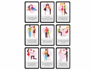 Surprise 9 Love Quotes Cards – Romantic Gift Card Set ...