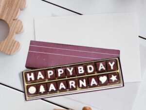 Personalized Premium Name Chocolate For Happy Birthday