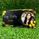 Personalized Premium Photo Chocolate With Customized Text Message